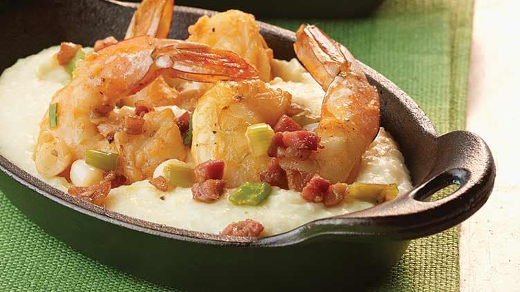 Applewood Smoked Shrimp and Grits