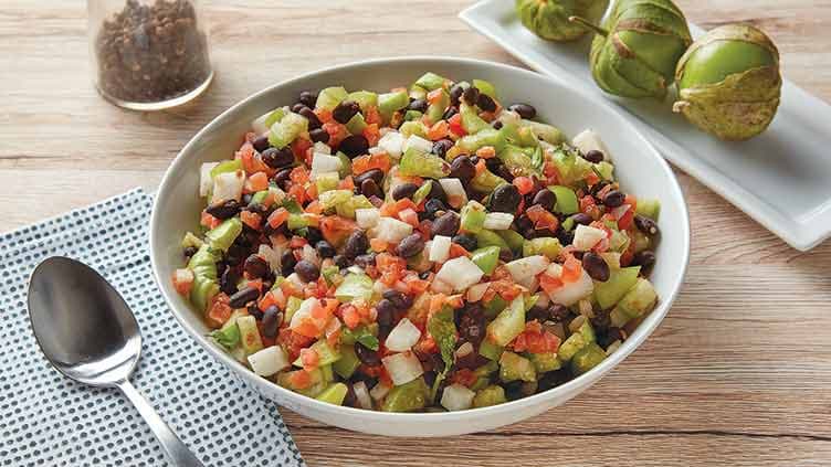 Black Bean and Tomatillo Salsa