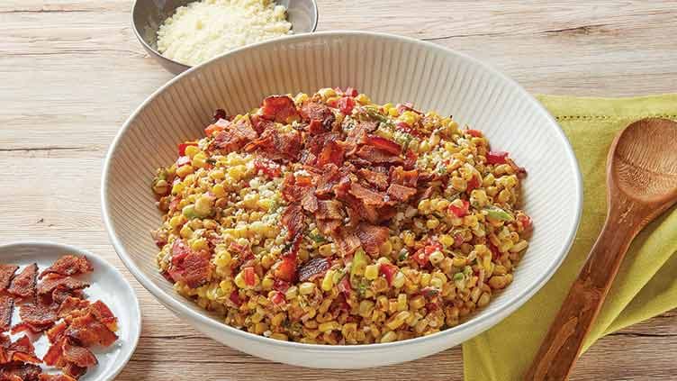 Blistered Mexican Street Corn Salad