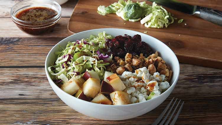 Brussels Sprout Chopped Salad
