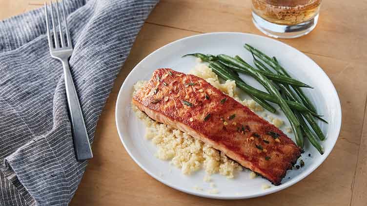 Chai Glazed Grilled Salmon