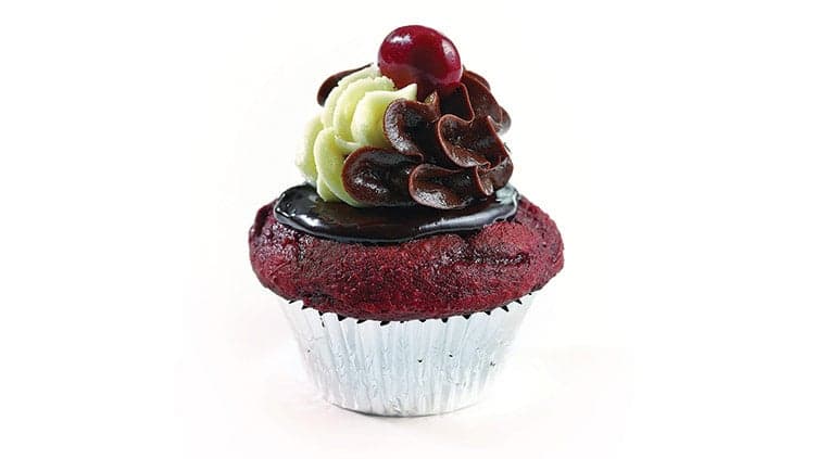 Cherry Red Velvet Cupcakes