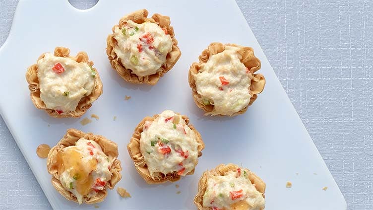 Crab Rangoon Mini Fillo Shells
