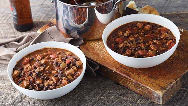 Cuban Pork and Black Bean Chili