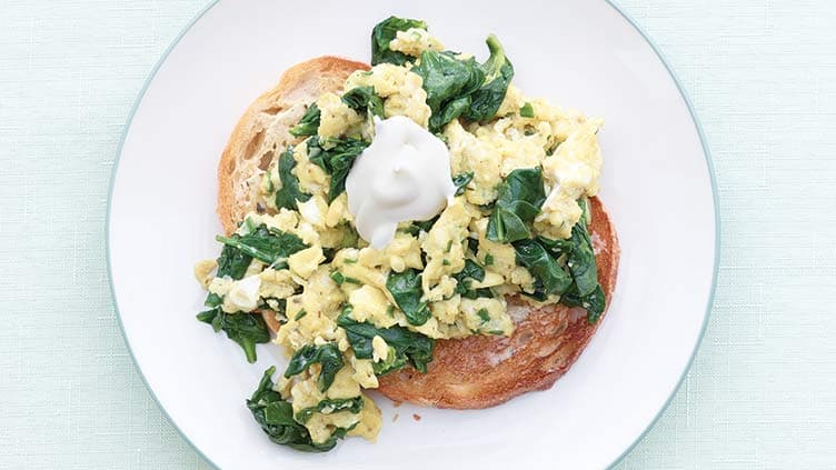 Green Goddess Scrambled Eggs