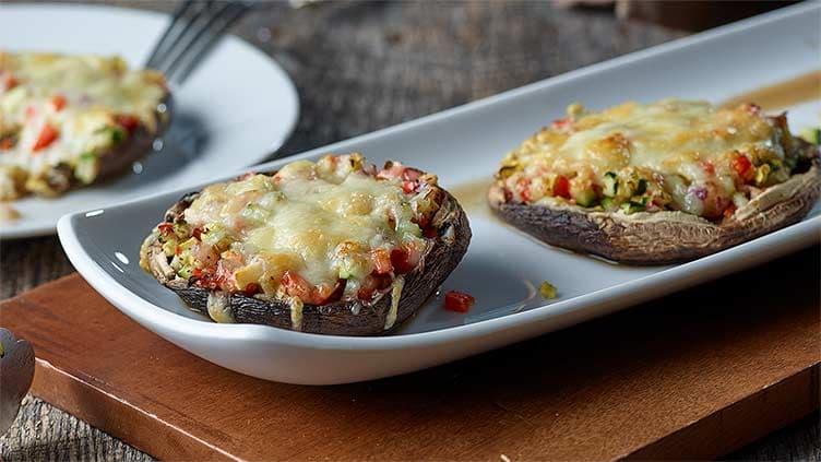 Grilled Stuffed Portabellas