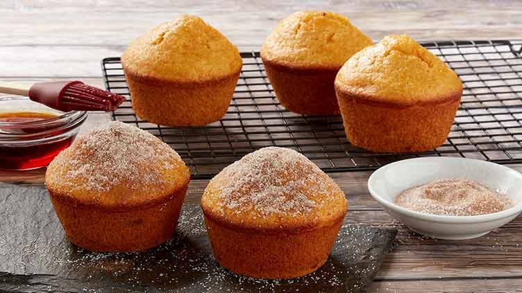 Maple Pumpkin Cornbread Muffins