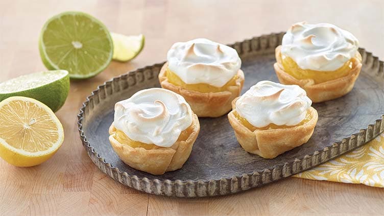 Mini Lemon-Lime Meringue Pies