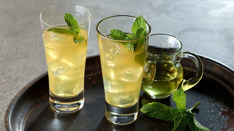 Moroccan Mint Tea Spritzer