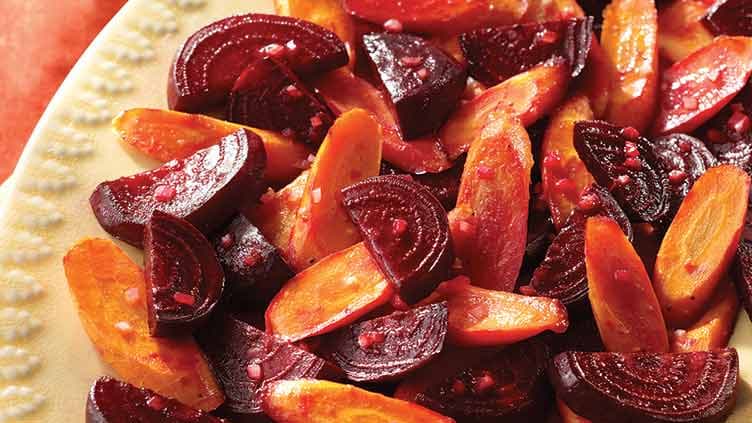 Roasted Beets and Carrots