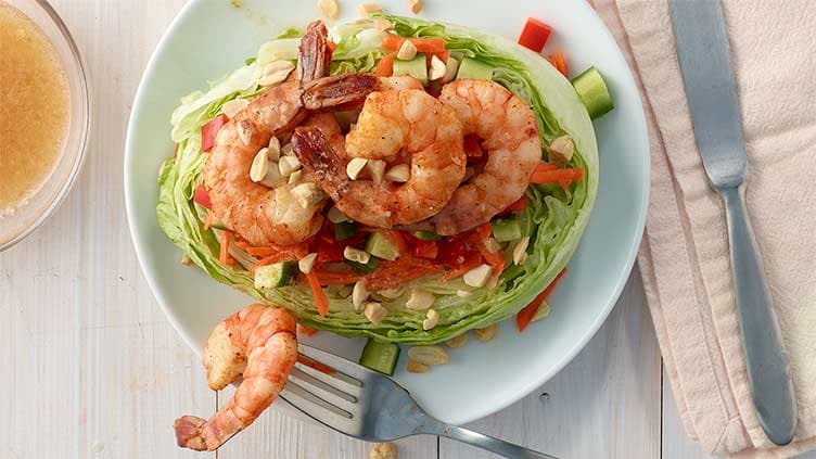 Thai Shrimp Slice-Berg Salad